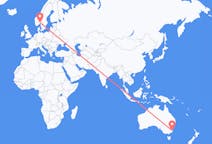 Flights from Moruya, Australia to Oslo, Norway