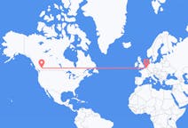 Flyg från Kamloops, Kanada till Bryssel, Belgien