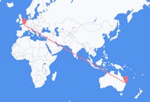 澳大利亚出发地 巴利纳飞往澳大利亚目的地 巴黎的航班