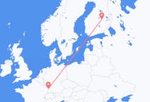 Flyg från Kuopio, Finland till Strasbourg, Frankrike