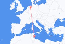 Flyreiser fra Djerba, Tunisia til Münster, Tyskland