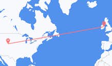 Flyreiser fra Laramie, USA til Dublin, Irland