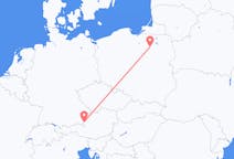 Flights from Szymany, Szczytno County, Poland to Salzburg, Austria
