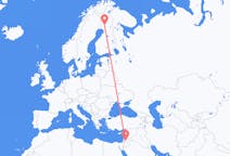 Flights from Amman, Jordan to Rovaniemi, Finland