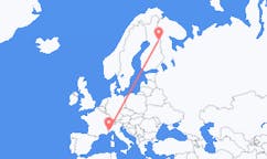 Flights from Cuneo, Italy to Kuusamo, Finland