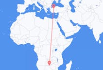 Flüge von Livingstone, Sambia nach Eskişehir, die Türkei