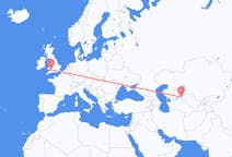 Flights from Nukus, Uzbekistan to Cardiff, Wales