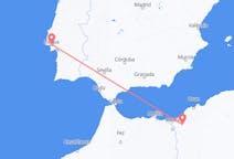 Vluchten van Tlemcen, Algerije naar Lissabon, Portugal