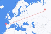 Flyg från Nizjnevartovsk till Porto