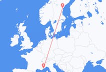 Flights from Sundsvall, Sweden to Nice, France