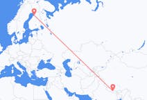 Flights from Kathmandu, Nepal to Oulu, Finland
