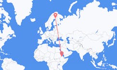 Flights from Shire, Ethiopia to Rovaniemi, Finland