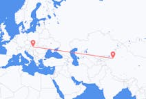 Flyg från Aksu City, Kina till Budapest, Ungern