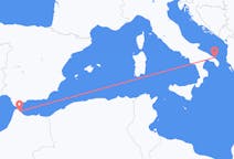 Flyreiser fra Tétouan, Marokko til Brindisi, Italia