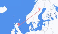 Flüge von Lycksele, Schweden nach Aberdeen, Schottland