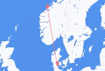 Fly fra Molde til Sønderborg