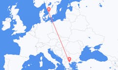 Flights from Halmstad, Sweden to Thessaloniki, Greece