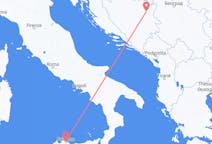 Flyreiser fra Tuzla, Bosnia-Hercegovina til Palermo, Italia