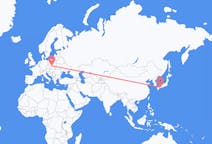 Flyg från Cochin, Japan till Katowice, Polen
