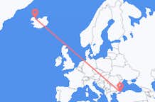 Loty z Gjogur, Islandia Do Istambułu, Turcja