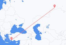 ตั๋วเครื่องบินจากเมืองKurgan, Kurgan OblastไปยังเมืองDalaman