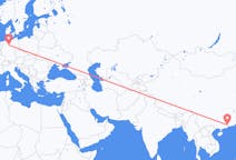 Flyreiser fra Guangzhou, Kina til Hannover, Tyskland