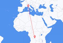 Flyg från Dundo, Angola till Bastia, Frankrike
