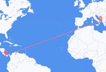 Flyreiser fra David, Chiriquí, Panama til Brindisi, Italia