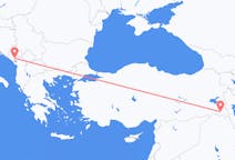 出发地 黑山波德戈里察目的地 土耳其哈卡里的航班