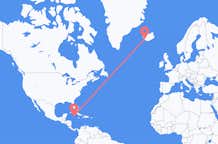 เที่ยวบินจาก เมือง ดู แกรนด์เคย์แมน, ดู หมู่เกาะเคย์แมน ไปยัง เมือง เรคยาวิก ไอซ์แลนด์
