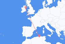 Flyg från Sétif, Algeriet till Dublin, Irland