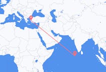 Flyreiser fra Malé, til Izmir