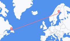 Flights from Deer Lake to Skellefteå