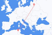 Flyg från Tébessa, Algeriet till Vilnius, Litauen