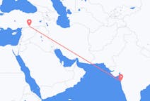 Loty z Mumbaj, Indie do Sanliurfy, Turcja