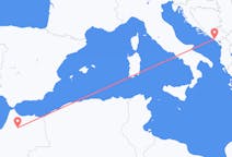 出发地 摩洛哥出发地 非斯目的地 黑山蒂瓦特的航班