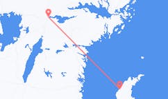 Vluchten van Visby naar Örebro