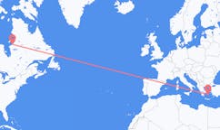 Flyreiser fra Kuujjuarapik, Canada til Paros, Hellas
