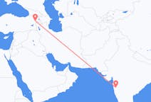 出发地 印度浦那目的地 土耳其厄德尔的航班