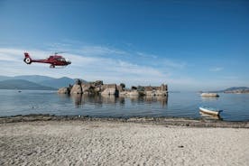 Vuelo privado en helicóptero por el parque natural del lago Bafa de Bodrum
