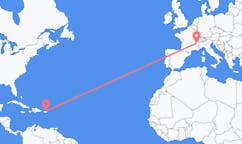 Flights from San Juan, the United States to Chambéry, France