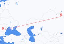 Flyreiser fra Pavlodar, til București
