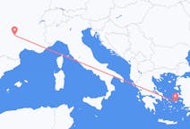 Flights from Aurillac, France to Icaria, Greece