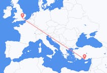 Flights from Gazipaşa in Turkey to London in England