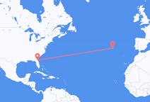 Flyg från Jacksonville, USA till Ponta Delgada, Portugal