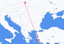 出发地 斯洛伐克从 科希策目的地 希腊科斯岛的航班