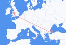 Flyg från Bristol, England till Istanbul, Turkiet