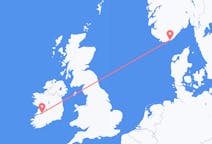 Flyrejser fra Shannon, County Clare, Irland til Kristiansand, Norge