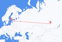 Flights from Krasnoyarsk, Russia to Kardla, Estonia