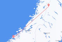 Fly fra Molde til Hemavan